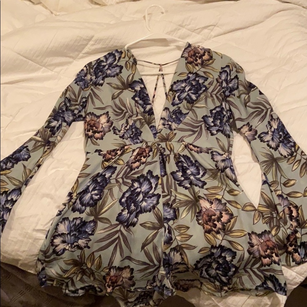 LUSH Floral Romper (Nordstrom)